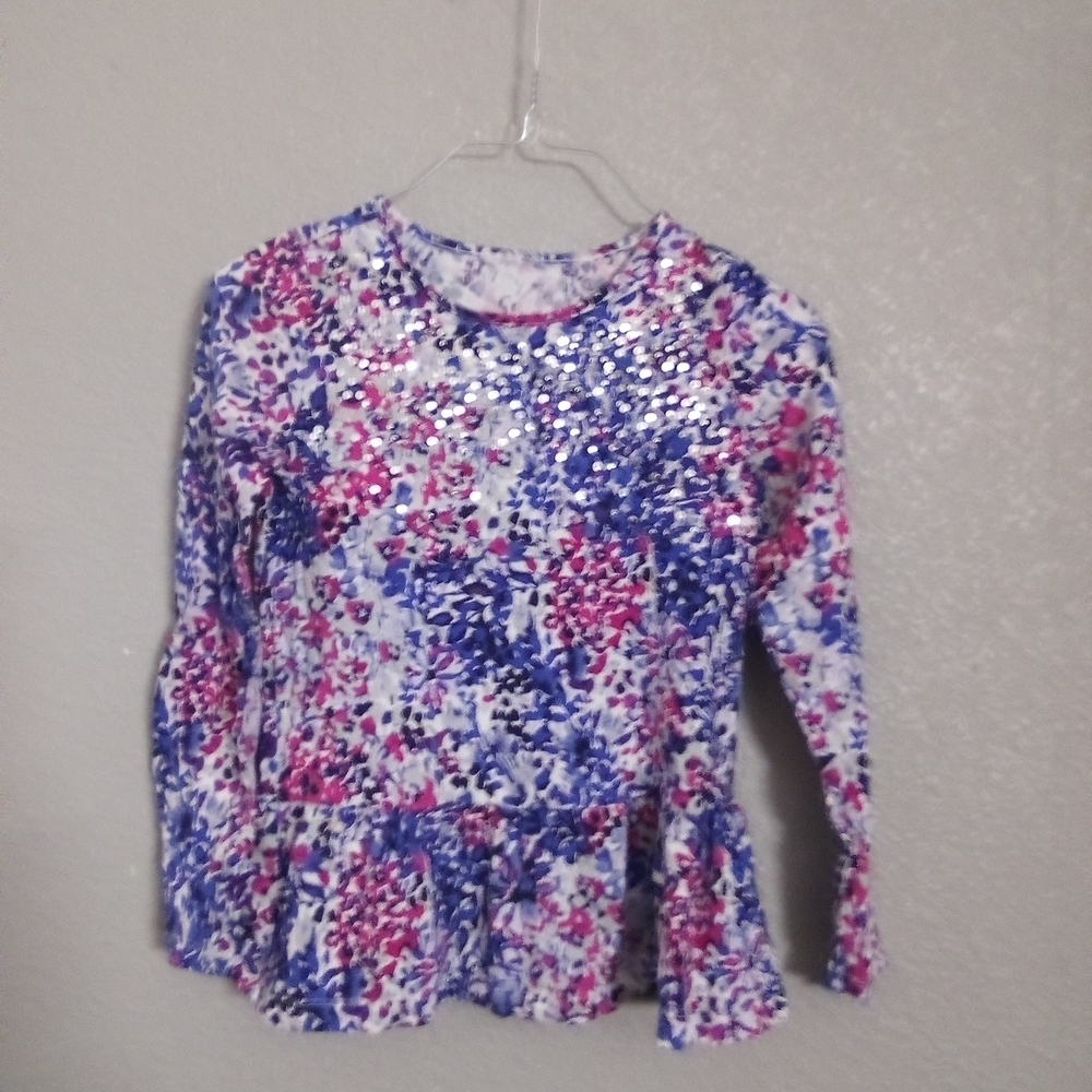 Floral Long Sleeve Kids Top ( Bag V )
